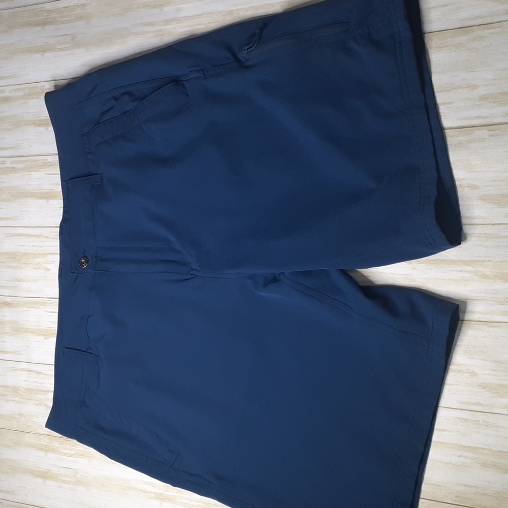Gerry Blue Performance Men's Shorts Size 36 4-way Stretch Overall Length 21 inch